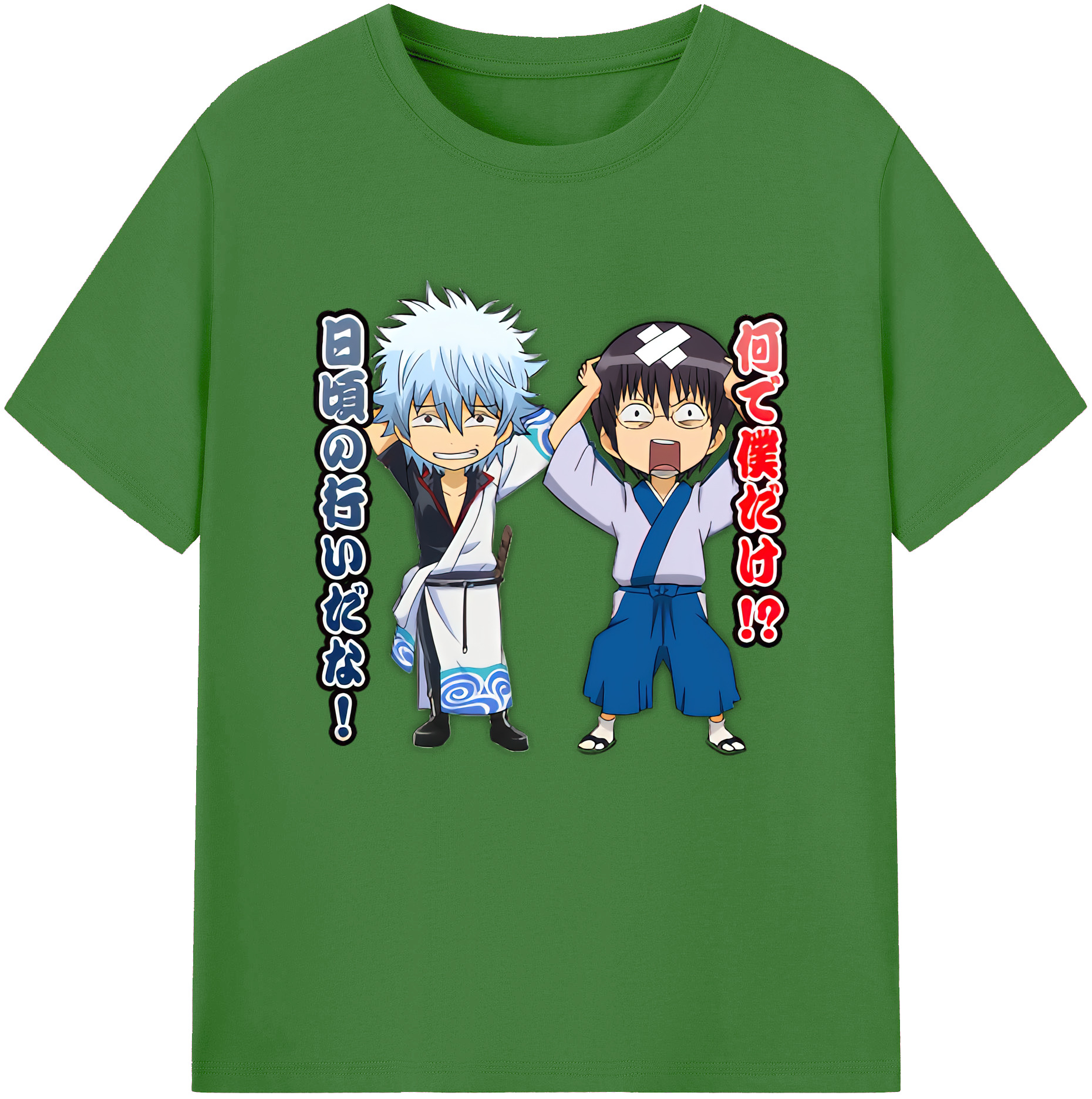 （画像用） ぎんたま 坂田銀時（さかたぎんとき） 神楽 志村新八（しむら しんぱち） GINTAMA Sakata Gintoki Kagura Shimura Shinpachi レディースカジュアルプリントTシャツ（綿100％）
